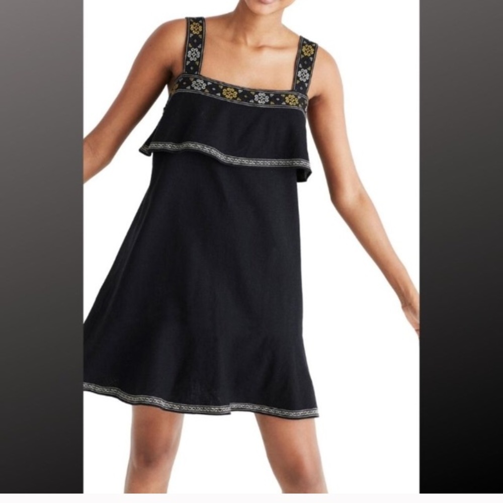 Madewell Embroidered Tier Dress